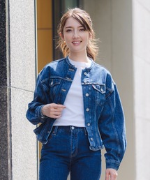 Levi's | Levi's/リーバイス SCULPTED トラッカージャケット ダークインディゴ(デニムジャケット)