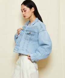 Lee/リー【新色】STANDARD WARDROBE ライダース デニムジャケット ルーズシルエット