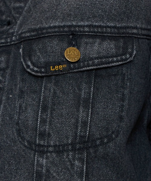 Lee（リー）の「Lee/リー【新色】STANDARD WARDROBE ライダース デニムジャケット ルーズシルエット（デニムジャケット・レディース・ライトインディゴブルー/ブラック系その他・SMALL/MEDIUM）」の15枚目の写真