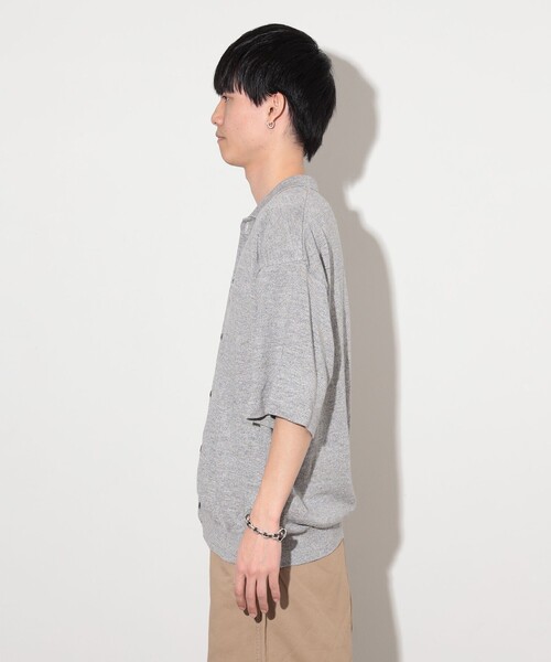 トップス crepuscule Linen Short Sleeve Shirt セール】crepuscule / Linen Short Sleeve Shirt（シャツ
