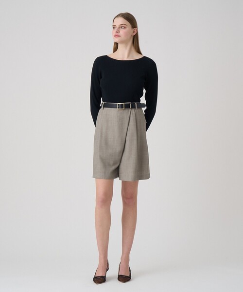 ANAYI(アナイ)の「レーヨンナイロンリブ プルオーバー(ニット/セーター・レディース・ミント/ホワイト/ブラック・38/36)」の9枚目の写真