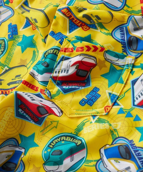 新幹線総柄2WAYパンツ（水着）｜A BAG OF CHIPS（アバッグオブ