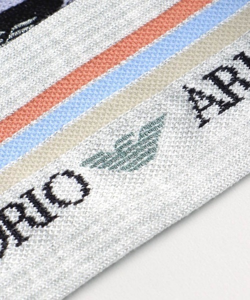 EMPORIO ARMANI(エンポリオアルマーニ)の「EMPORIO ARMANI レディース スポーティ クルーソックス 03440103(ソックス/靴下・レディース・ブラック/ライトグレー/サックスブルー/オフホワイト・23-25cm)」の10枚目の写真