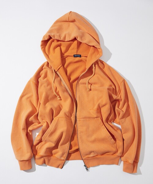 cvtvlist ブリーチフーディ　初期型　Mサイズ セール】NAUTICA/ノーティカ Bleach Washed Hidden Logo Sweat Zip