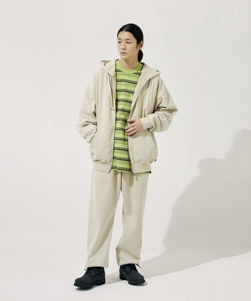 NAUTICA（ノーティカ）の「NAUTICA/ノーティカ Bleach Washed Hidden Logo Sweat Zip Hoodie/ブリーチ ウォッシュド ヒドゥンロゴ スウェット ジップフーディ（パーカー・メンズ・ブラック/サンドベージュ/ネイビー/オレンジ/ベージュ・MEDIUM/LARGE/X-LARGE/SMALL）」の16枚目の写真