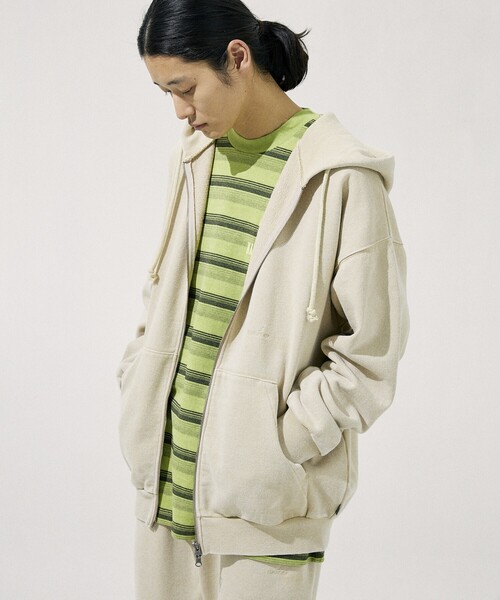 NAUTICA（ノーティカ）の「NAUTICA/ノーティカ Bleach Washed Hidden Logo Sweat Zip Hoodie/ブリーチ ウォッシュド ヒドゥンロゴ スウェット ジップフーディ（パーカー・メンズ・ブラック/サンドベージュ/ネイビー/オレンジ/ベージュ・MEDIUM/LARGE/X-LARGE/SMALL）」の13枚目の写真