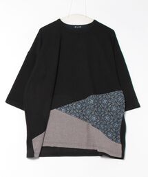 チャイハネ（チャイハネ）の「【チャイハネ】シュグパッチワークMEN'Sトップス（Tシャツ/カットソー・メンズ）」