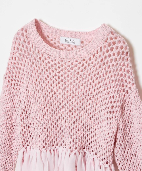 セール】【LOULOU WILLOUGHBY】シフォンパピエメッシュプル