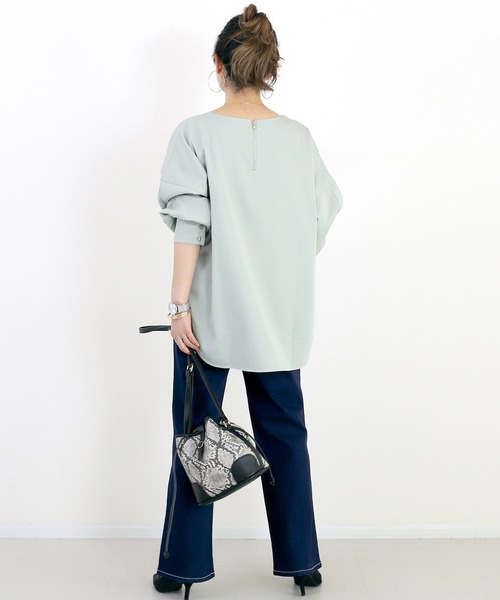 Aletta vita（アレッタビータ）の「ボーテストレッチデニムパンツ（デニムパンツ・レディース・ワンウォッシュ/ブルー・M/L）」の13枚目の写真