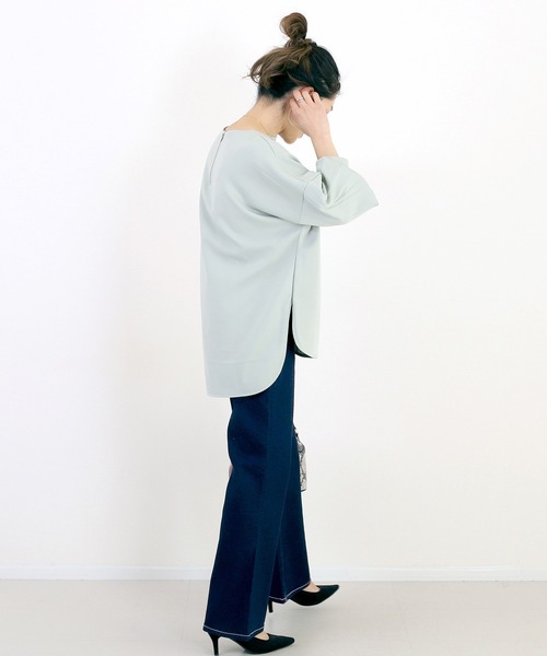 Aletta vita（アレッタビータ）の「ボーテストレッチデニムパンツ（デニムパンツ・レディース・ワンウォッシュ/ブルー・M/L）」の14枚目の写真