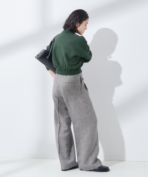 INSCRIRE(アンスクリア)の「【INSCRIRE /アンスクリア】Vintage Sweat Short Pull Over:スウェット(スウェット・レディース・ネイビー/グリーン/チャコールグレー・MEDIUM)」の20枚目の写真