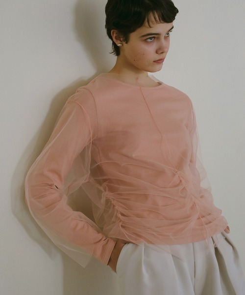 マノフ　MANOF トップス MANOF - スラッシュショルダートップス - SLASH SHOULDER TOPS