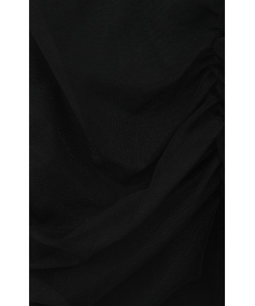 MANOF(マノフ)の「TULLE DOCKING CUT TOPS(その他トップス・レディース・ブルー/ブラック/ピンク・FREE)」の14枚目の写真