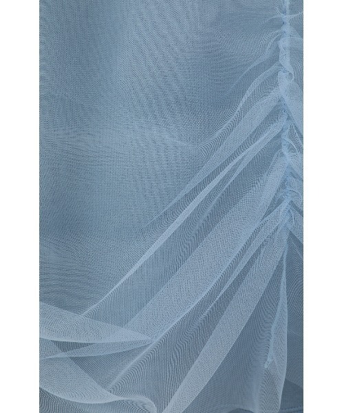 MANOF(マノフ)の「TULLE DOCKING CUT TOPS(その他トップス・レディース・ブルー/ブラック/ピンク・FREE)」の11枚目の写真