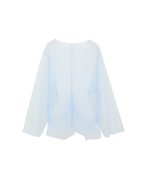 MANOF(マノフ)の「TULLE DOCKING CUT TOPS(その他トップス・レディース・ブルー/ブラック/ピンク・FREE)」の12枚目の写真