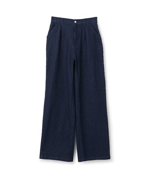 petit main LIEN（プティマインリアン）の「【親子リンク】ストレッチワイドパンツ（その他パンツ・レディース・チャコール/ブルー/アイボリー・M/S）」の3枚目の写真