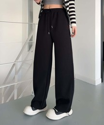 ドローストリングゆったりパンツ