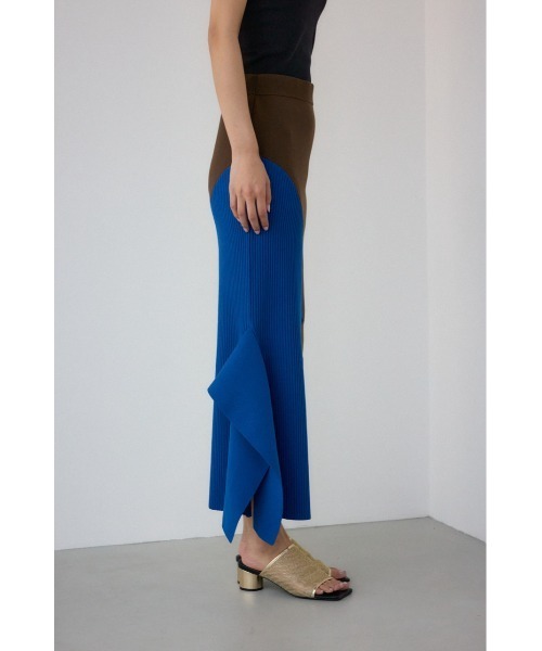 PLUS(プラス)の「【PLUS】マルチコンビアシメニットタイトスカート(スカート・レディース・ブラック系その他/グリーン系その他2・SMALL/MEDIUM)」の7枚目の写真