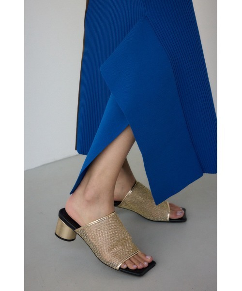 PLUS(プラス)の「【PLUS】マルチコンビアシメニットタイトスカート(スカート・レディース・ブラック系その他/グリーン系その他2・SMALL/MEDIUM)」の4枚目の写真