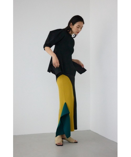 PLUS(プラス)の「【PLUS】マルチコンビアシメニットタイトスカート(スカート・レディース・ブラック系その他/グリーン系その他2・SMALL/MEDIUM)」の21枚目の写真