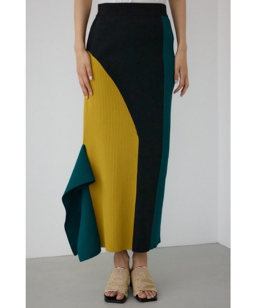 PLUS(プラス)の「【PLUS】マルチコンビアシメニットタイトスカート(スカート・レディース・ブラック系その他/グリーン系その他2・SMALL/MEDIUM)」の20枚目の写真