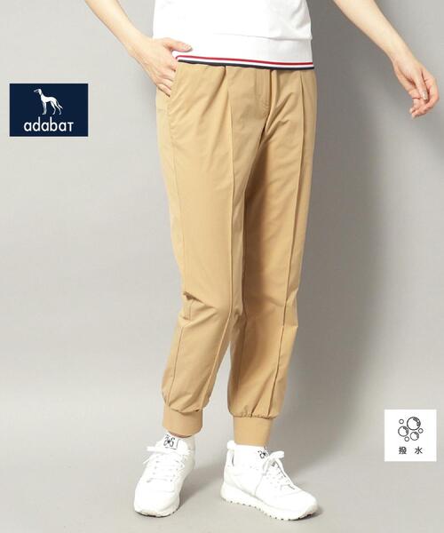 adabat（アダバット）の「【新レーベル ADABAT NAVY】撥水加工 ストレッチスリムジョガー（その他パンツ・レディース・ベージュ/ブラック・42/40/38/36）」の2枚目の写真