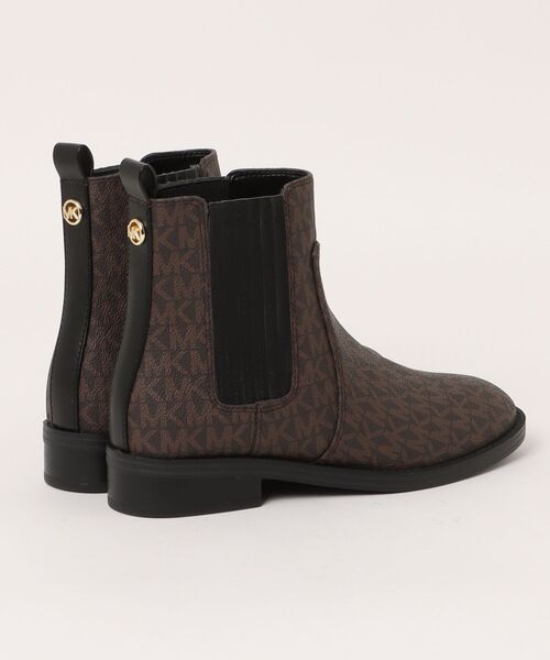 【MICHAEL KORS ELLA フラット ブーティ】 セール】ELLA フラット ブーティ - MKシグネチャー（ブーツ