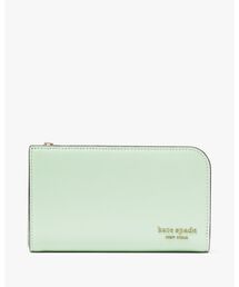 Kate Spade ラベル カラーブロック デニム スモール コンパクト kate spade new york｜ラベル カラーブロック デニム スモール