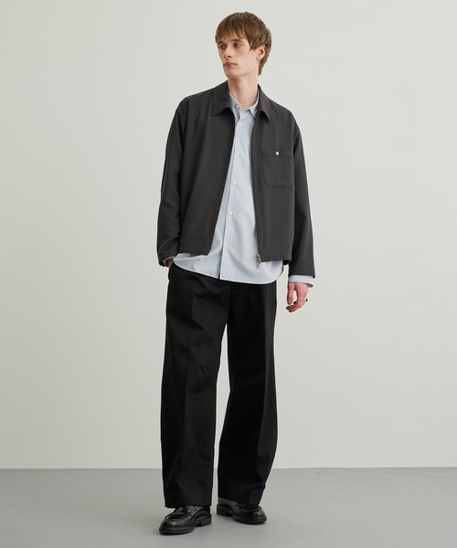 PUBLIC TOKYO（パブリックトウキョウ）の「GRトロピカルジップブルゾン（ブルゾン・メンズ・ライトブラウン/ブラック/ダークグレー・1/2）」の21枚目の写真