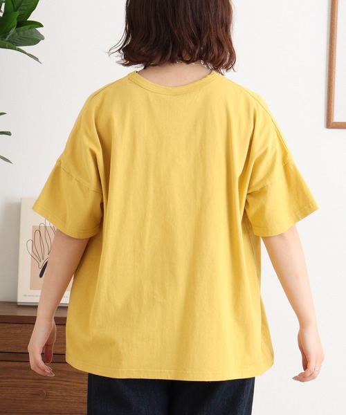 Emago(イマゴ)の「EMAGO スイートペンギンスイカT(Tシャツ/カットソー・レディース・イエロー/ホワイト/ブルー・FREE)」の12枚目の写真