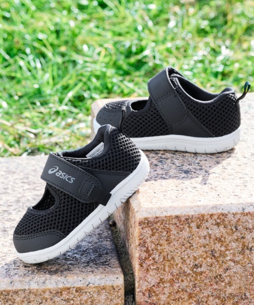 SUKUSUKU(スクスク)の「ASICS KIDS(アシックス キッズ) ベビーシューズ MESHOES BABY(スニーカー・キッズ・ブラック×ブラック・14.5cm/15.5cm/13.5cm/15.0cm/16.0cm/14.0cm/13.0cm)」の1枚目の写真