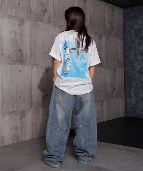 RIPPER(リッパー)の「【RIPPER】グッドラック S/S Tee / Good Luck Short Sleeve Tee(Tシャツ/カットソー・メンズ・ホワイト×グリーン/ホワイト×ブルー/ブラック×ブルー/ブラック×グリーン・M/L/XL)」の12枚目の写真