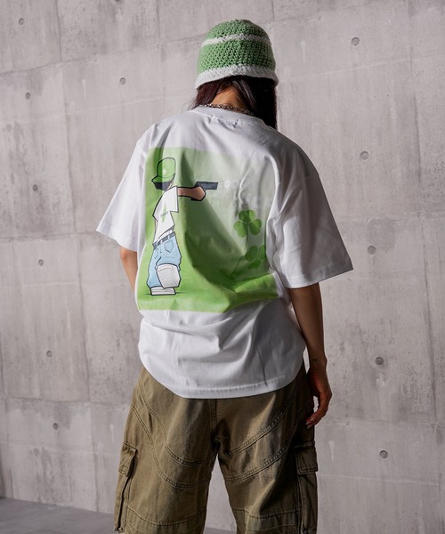 RIPPER(リッパー)の「【RIPPER】グッドラック S/S Tee / Good Luck Short Sleeve Tee(Tシャツ/カットソー・メンズ・ホワイト×グリーン/ホワイト×ブルー/ブラック×ブルー/ブラック×グリーン・M/L/XL)」の19枚目の写真