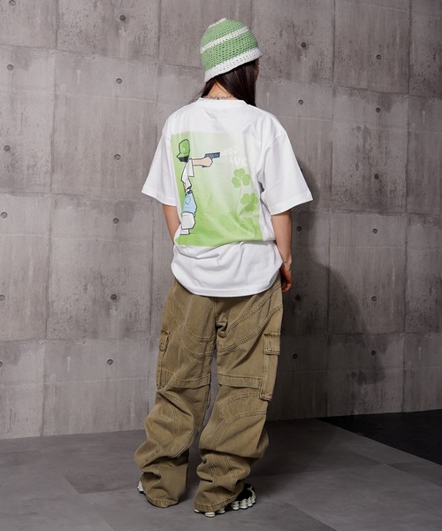 RIPPER(リッパー)の「【RIPPER】グッドラック S/S Tee / Good Luck Short Sleeve Tee(Tシャツ/カットソー・メンズ・ホワイト×グリーン/ホワイト×ブルー/ブラック×ブルー/ブラック×グリーン・M/L/XL)」の17枚目の写真