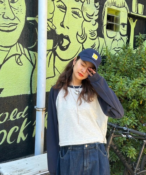 TEEN BOOP（ティーンブープ）の「ロゴカラーCAP（キャップ・レディース・アイボリー/ブラック/オレンジ/ネイビー/ピンク・FREE）」の9枚目の写真