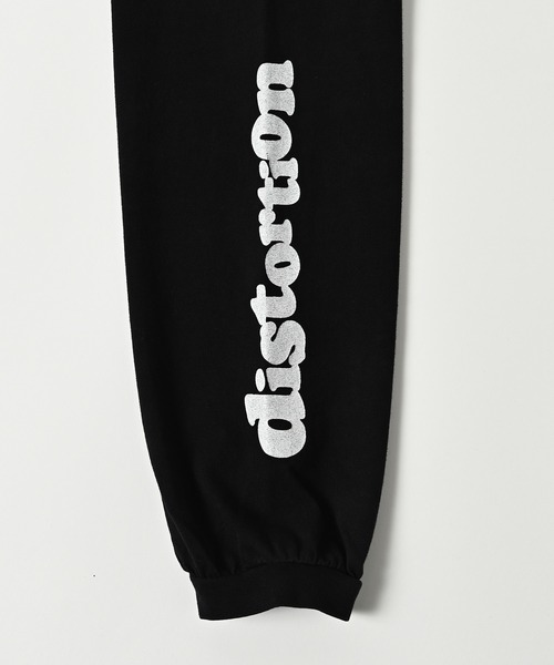 ADAM PATEK(アダムパテック)の「【ADAMPATEK/アダムパテック】distortion long sleeve T/エフェクタープリントロングスリーブTシャツ(Tシャツ/カットソー・レディース・ホワイト/ブラック・1/2)」の8枚目の写真