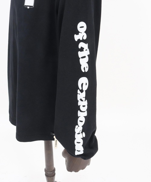 ADAM PATEK(アダムパテック)の「【ADAMPATEK/アダムパテック】distortion long sleeve T/エフェクタープリントロングスリーブTシャツ(Tシャツ/カットソー・レディース・ホワイト/ブラック・1/2)」の11枚目の写真