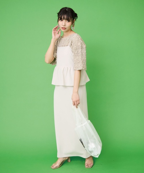 JETSET SOLO PLUS (ジェットセットソロプラス)の「【INDUS luxury for JETSET SOLO PLUS】フラワーシャーリングブラウス(シャツ/ブラウス・レディース・ブラック/オフホワイト/ピンク/ベージュ・FREE)」の18枚目の写真