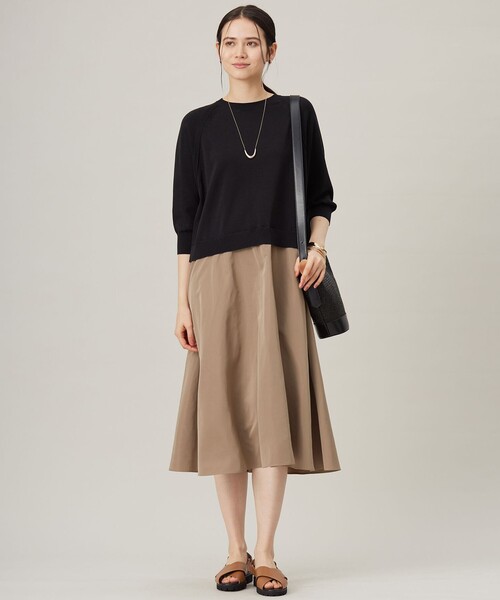 タフタコンビ ワンピース（ワンピース）｜自由区（ジユウク）の