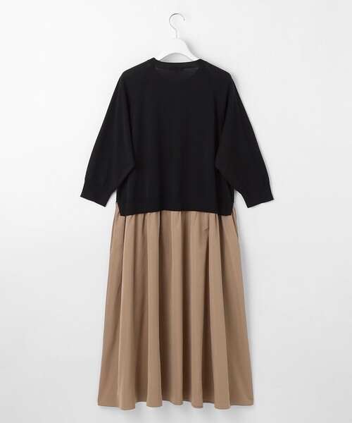 自由区今期新作タフタコンビワンピース タフタコンビ ワンピース（ワンピース）｜自由区（ジユウク）の