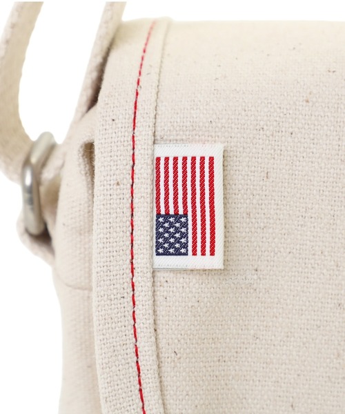 Manhattan Portage（マンハッタンポーテージ）の「FAR ROCKAWAY BAG CANVAS LITE 25（ショルダーバッグ・レディース・ナチュラル/ダークネイビー・X-SMALL）」の15枚目の写真