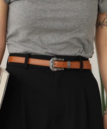 ROOPTOKYO | Faux leather western belt/フェイクレザー ウエスタンベルト メンズ 夏物 夏服(ベルト)