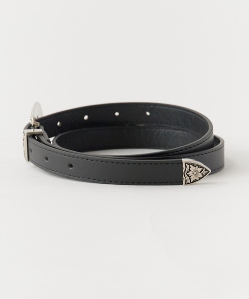 ROOPTOKYO(ループトウキョウ)の「Faux leather western belt/フェイクレザー ウエスタンベルト メンズ 夏物 夏服(ベルト・メンズ・キャメル/ブラック・FREE)」の16枚目の写真