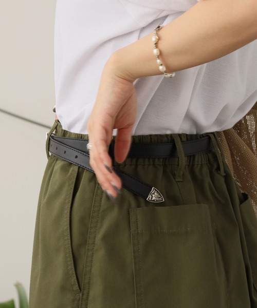 ROOPTOKYO(ループトウキョウ)の「Faux leather western belt/フェイクレザー ウエスタンベルト メンズ 夏物 夏服(ベルト・メンズ・キャメル/ブラック・FREE)」の6枚目の写真