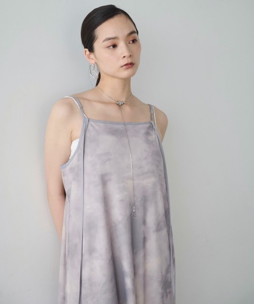 AIC.（エーアイシー）の「2wayムラ染めプリントロングワンピース（ワンピース・レディース・ライトグレー/ピンク系/チャコールグレー・FREE）」の19枚目の写真
