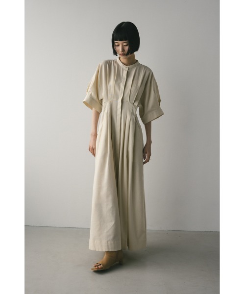 STYLEMIXER（スタイルミキサー）の「【大人気】リネンミックスシャツワンピース【春服】褒められワンピ（ワンピース・レディース・アイボリー/ベージュ系その他/ネイビー・SMALL/MEDIUM）」の10枚目の写真