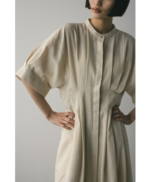 STYLEMIXER（スタイルミキサー）の「【大人気】リネンミックスシャツワンピース【春服】褒められワンピ（ワンピース・レディース・アイボリー/ベージュ系その他/ネイビー・SMALL/MEDIUM）」の13枚目の写真