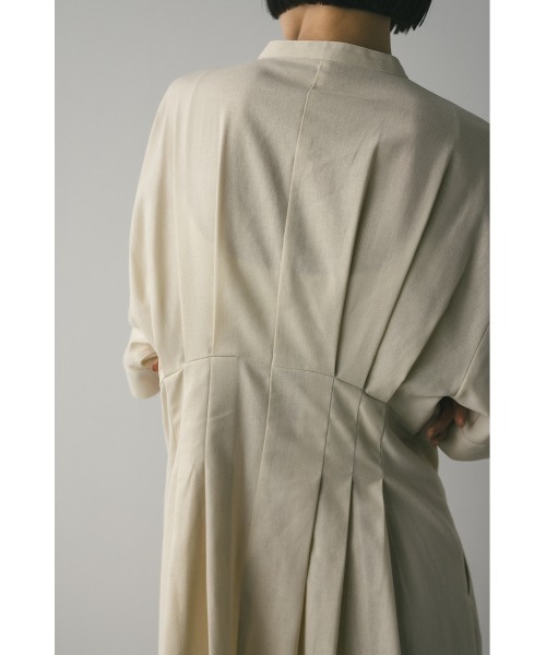 STYLEMIXER（スタイルミキサー）の「【大人気】リネンミックスシャツワンピース【春服】褒められワンピ（ワンピース・レディース・アイボリー/ベージュ系その他/ネイビー・SMALL/MEDIUM）」の15枚目の写真