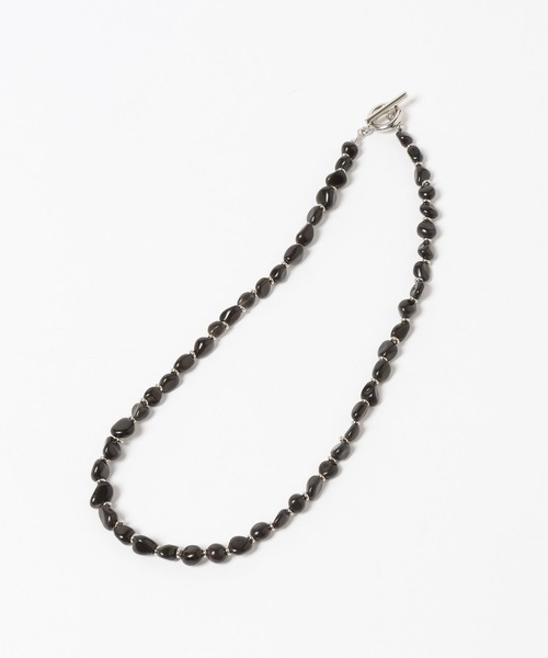 HARE（ハレ）の「【MADE IN JAPAN】BLACK ONYXネックレス(HARE)（ネックレス・メンズ・ブラック・FREE）」の3枚目の写真