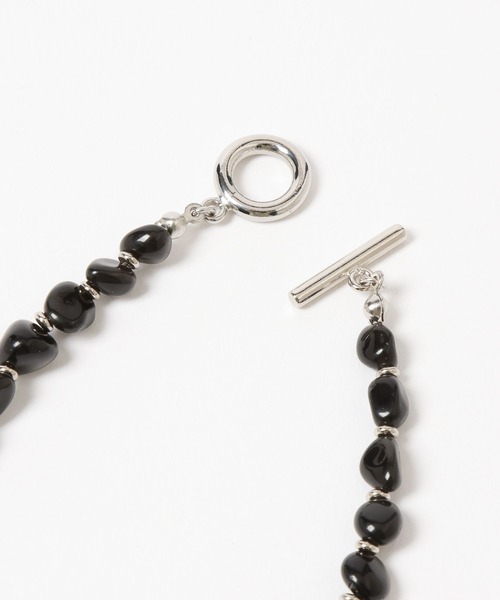 HARE（ハレ）の「【MADE IN JAPAN】BLACK ONYXネックレス(HARE)（ネックレス・メンズ・ブラック・FREE）」の6枚目の写真